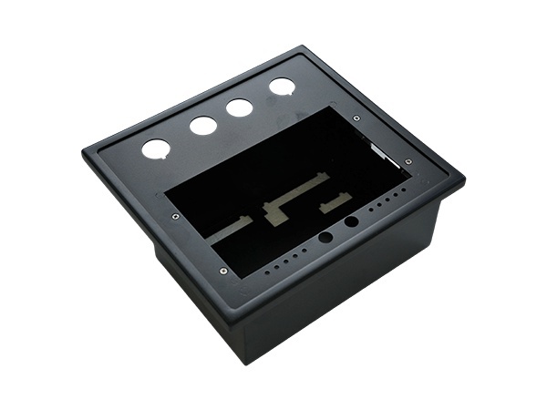 Sheet Metal Black Multi-hole Instrument Box